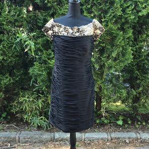 Terani Couture off the shoulder dress
